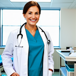 **

"A professional doctor in a fully clothed, modest lab coat, smiling gently in a bright and clean hospital environment, appropriate content, safe for work, perfect anatomy, natural proportions, professional medical photography, high quality lighting, family-friendly, well-formed hands."

**