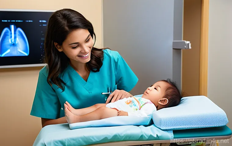 방사선 노출 줄이는 검진 방법 - **Image Prompt 1: Advanced Radiography and AI Optimization**
"A brightly lit, modern medical ima... 방사선 노출 줄이는 검진 방법 - **Image Prompt 1: Advanced Radiography and AI Optimization**
"A brightly lit, modern medical ima...